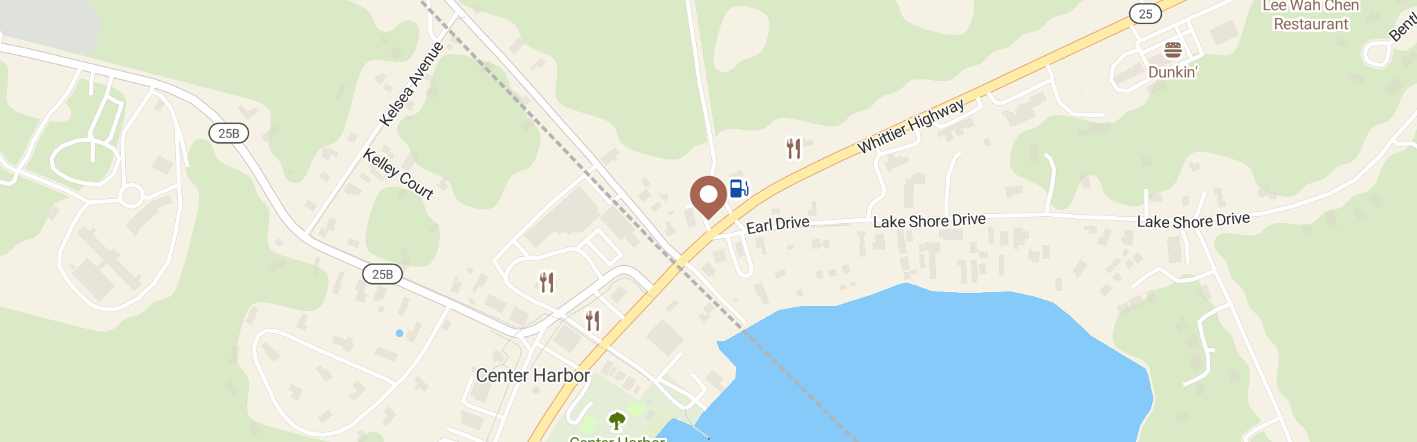 Map of Lakes Region Food Pantry at 61 Whittier Hwy, Moultonborough, NH 3254