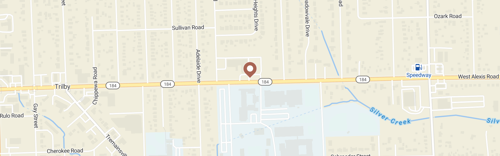Map of Nightingales Harvest at 2820 W Alexis Rd, Toledo, OH 43613