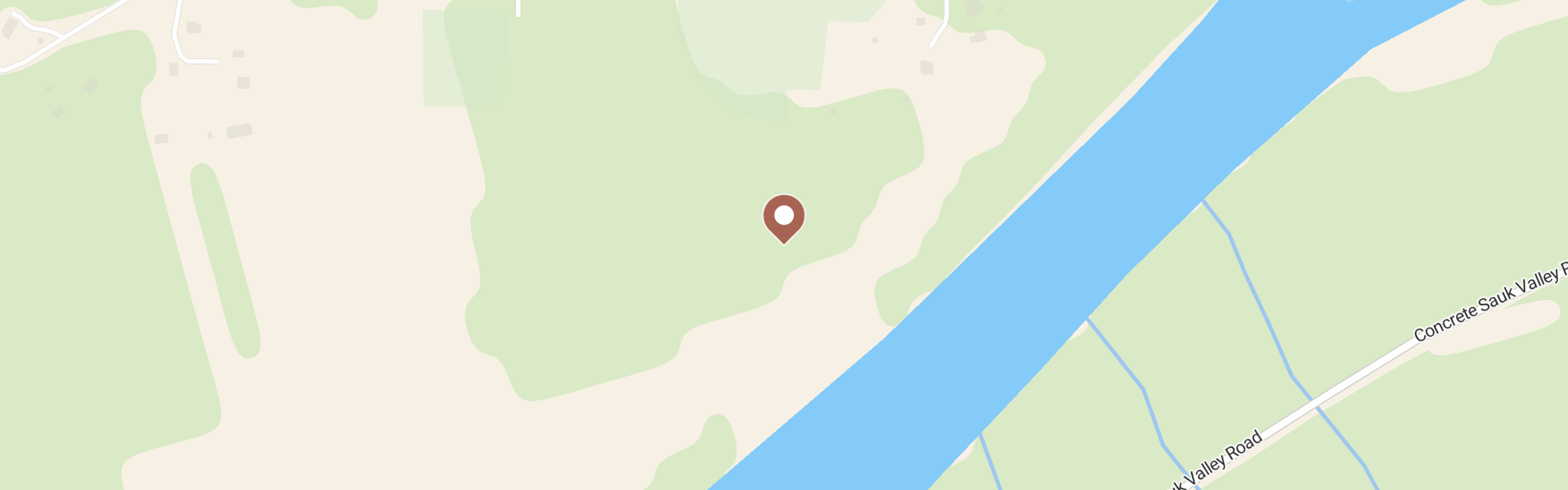 Map of Food Bank at PO Box 53, Concrete, WA 98237