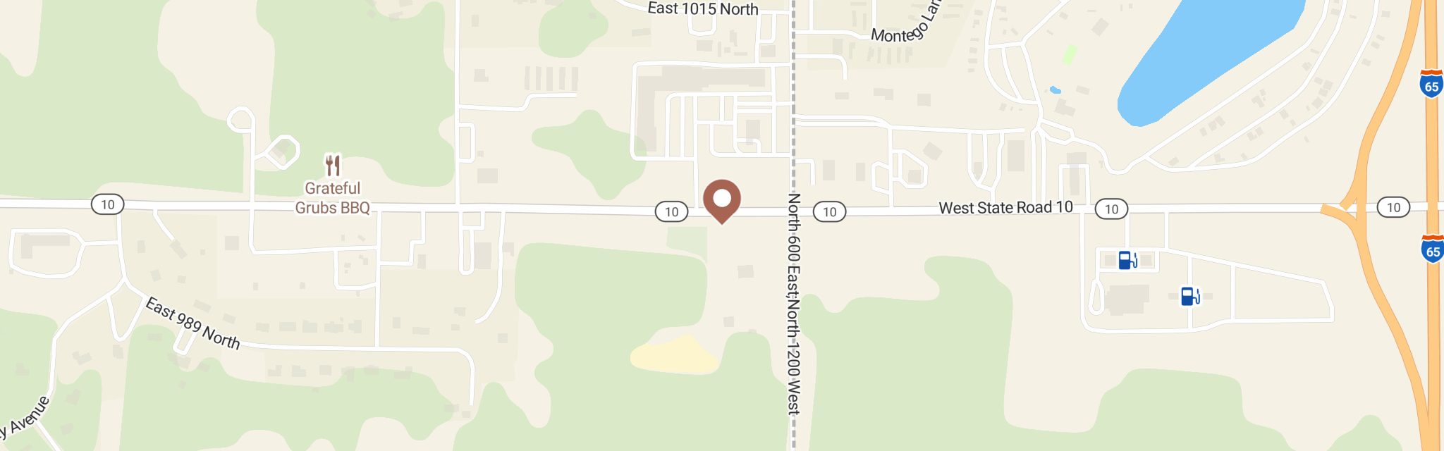 Map of Martha'S Kitchen at 5783 E State Road 10, Demotte, IN 46310