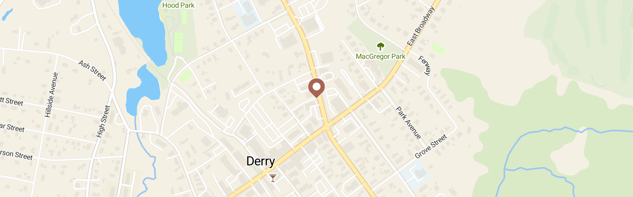 Map of Fbc Community Food Pantry at 4 Crystal Ave Unit 4, Derry, NH 3038