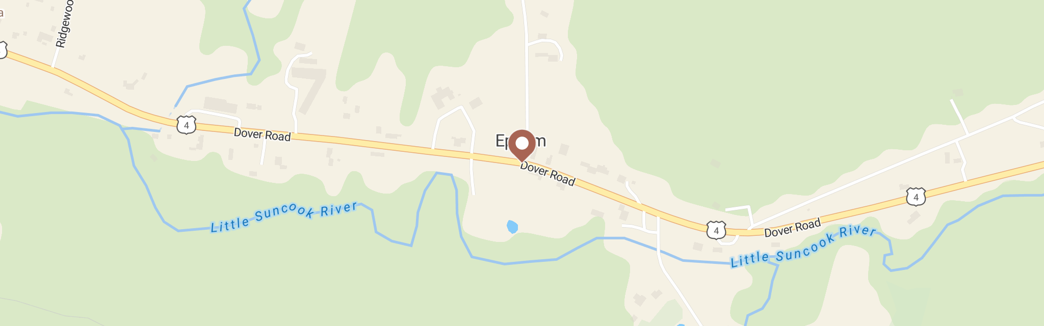 Map of Epsom Food Pantry at 1598 Dover Rd, Epsom, NH 3234