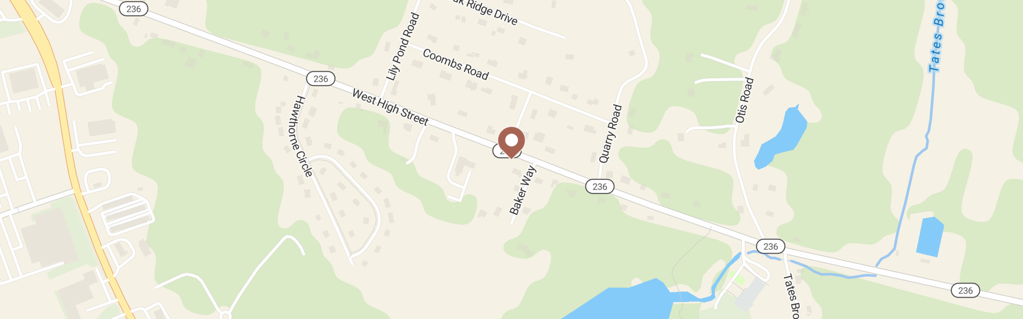 Map of The Community Food Pantry at 176 W High St, Somersworth, NH 3878