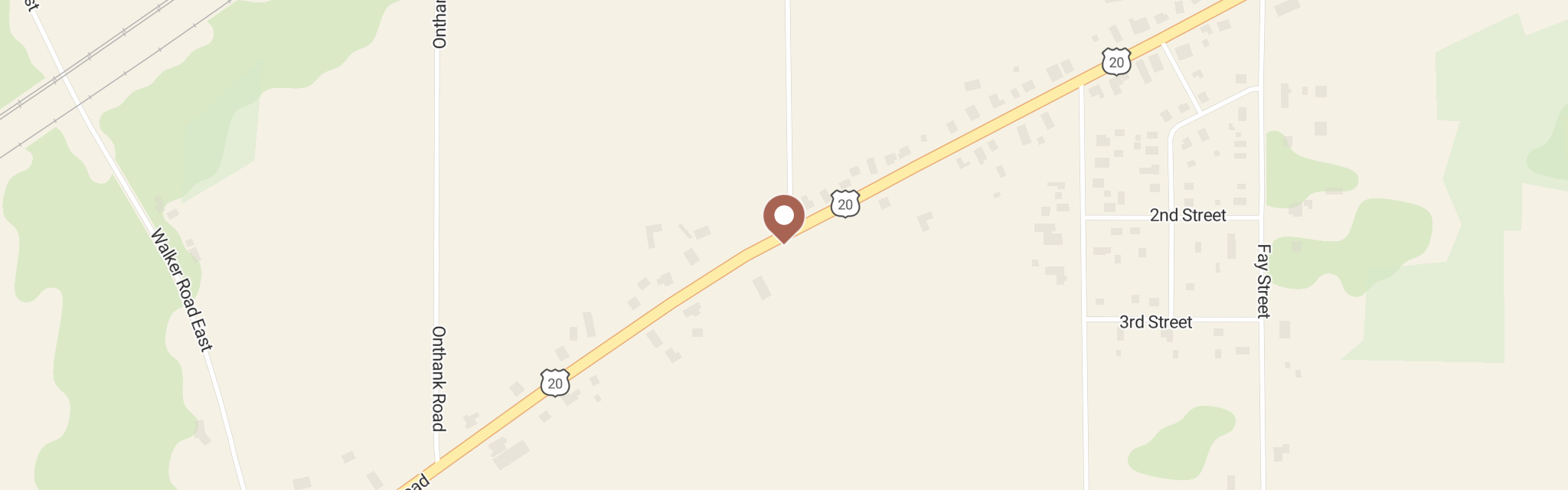 Map of Brocton Food Pantry at 7063 W Main Rd, Portland, NY 14769