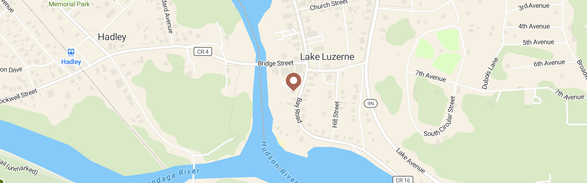 Map of Maxfield Community Food Pantry at 89 Bay Rd, Lake Luzerne, NY 12846