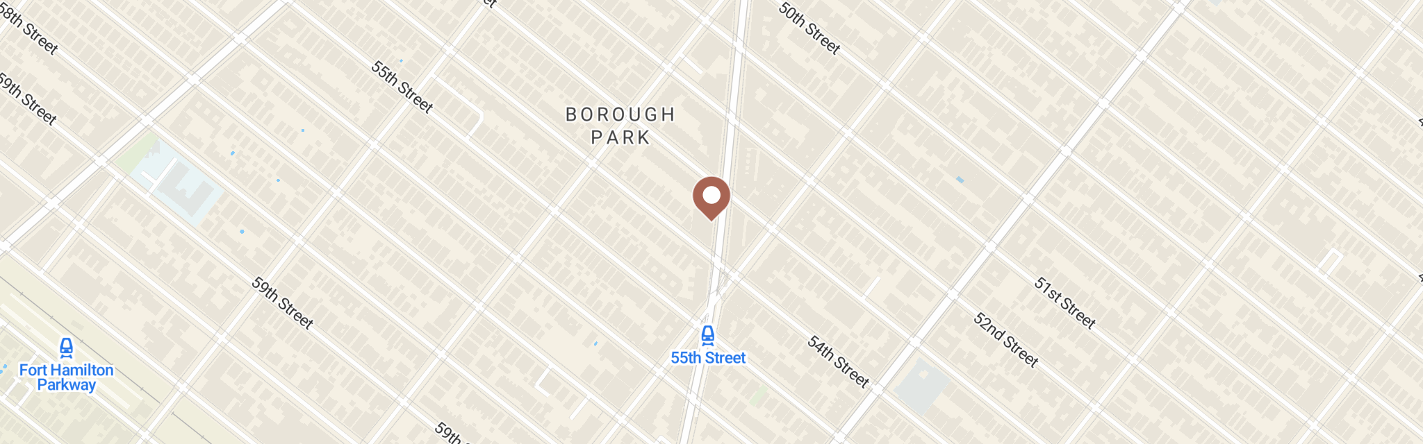 Map of Meir Panim at 5316 New Utrecht Ave, Brooklyn, NY 11219