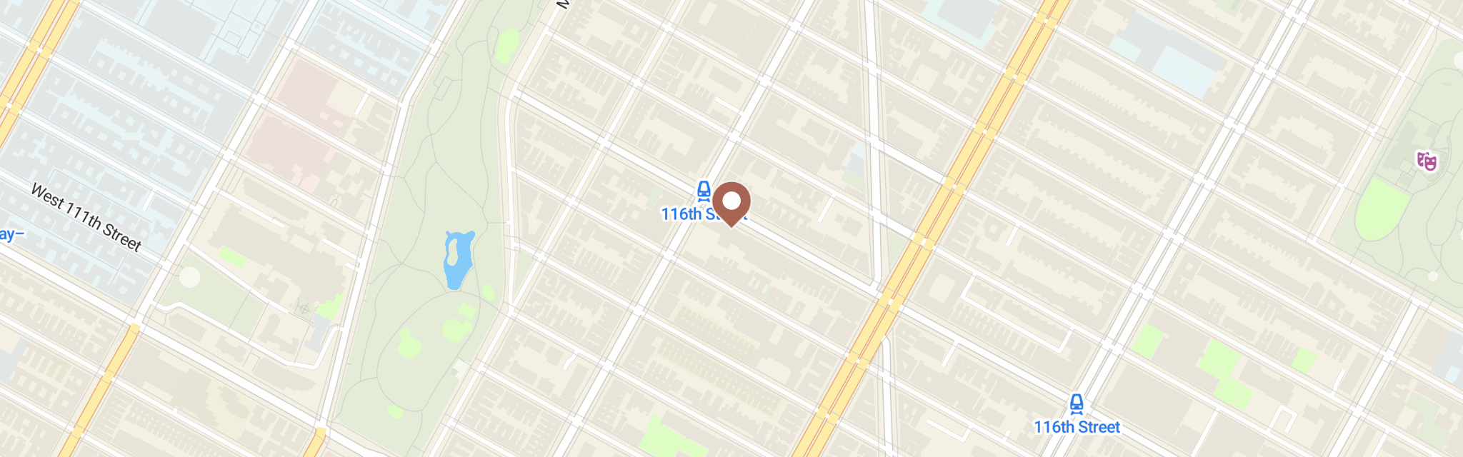 Map of Food Bank For New York City at 252 W 116th St, New York, NY 10026