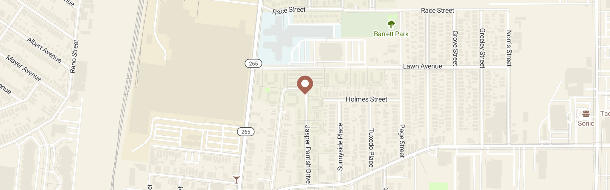 Map of Jasper Parish Food Pantry at 6 Jasper Parrish Dr, Buffalo, NY 14207
