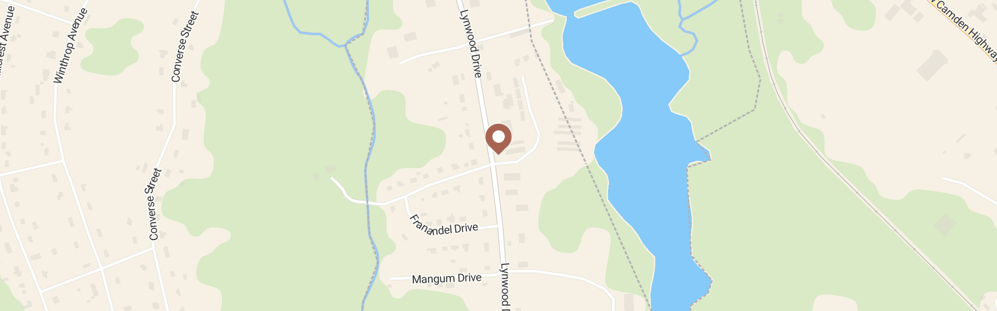 Map of Christian Services Food Pantry at 1414 Lynwood Dr, Lancaster, SC 29720