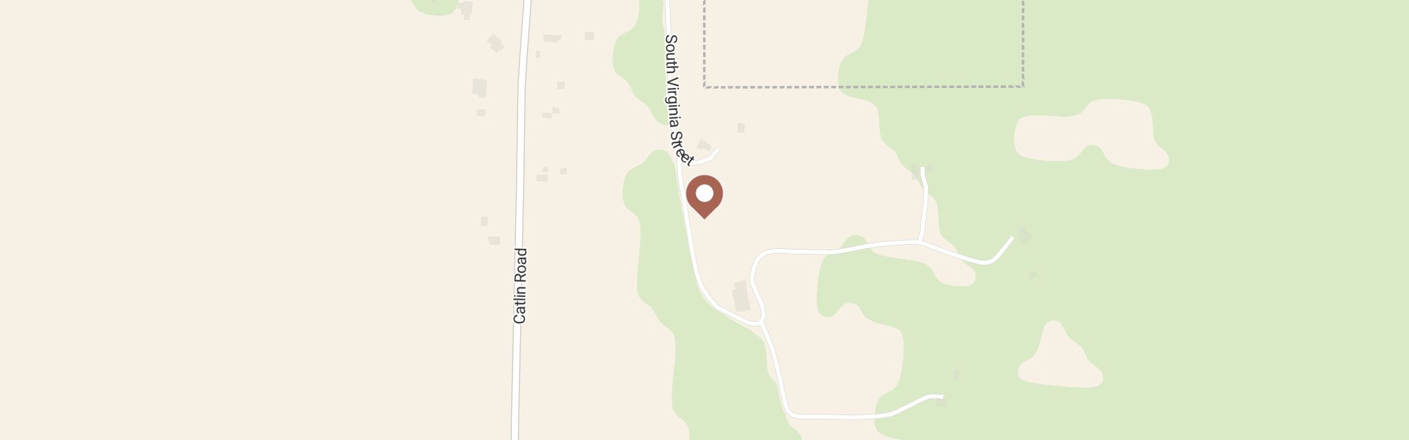 Map of Park County Food Pantry at 1103 S White Tail Ln, Rockville, IN 47872