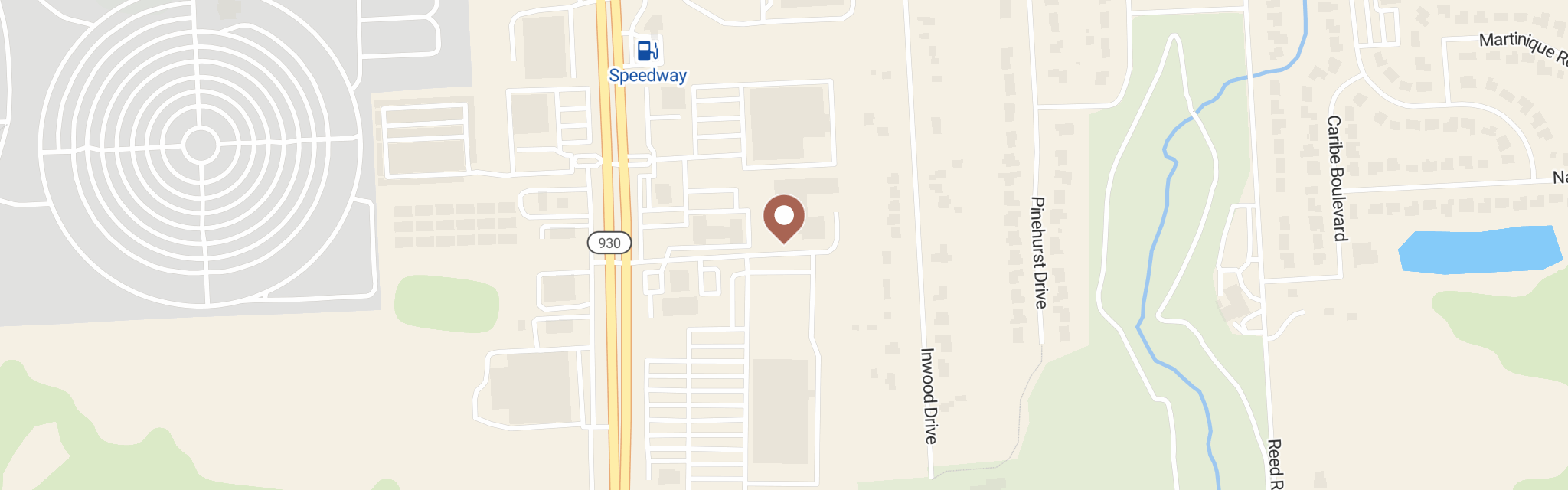 Map of Community Harvest Food Bank at 1010 N Coliseum Blvd, Fort Wayne, IN 46805