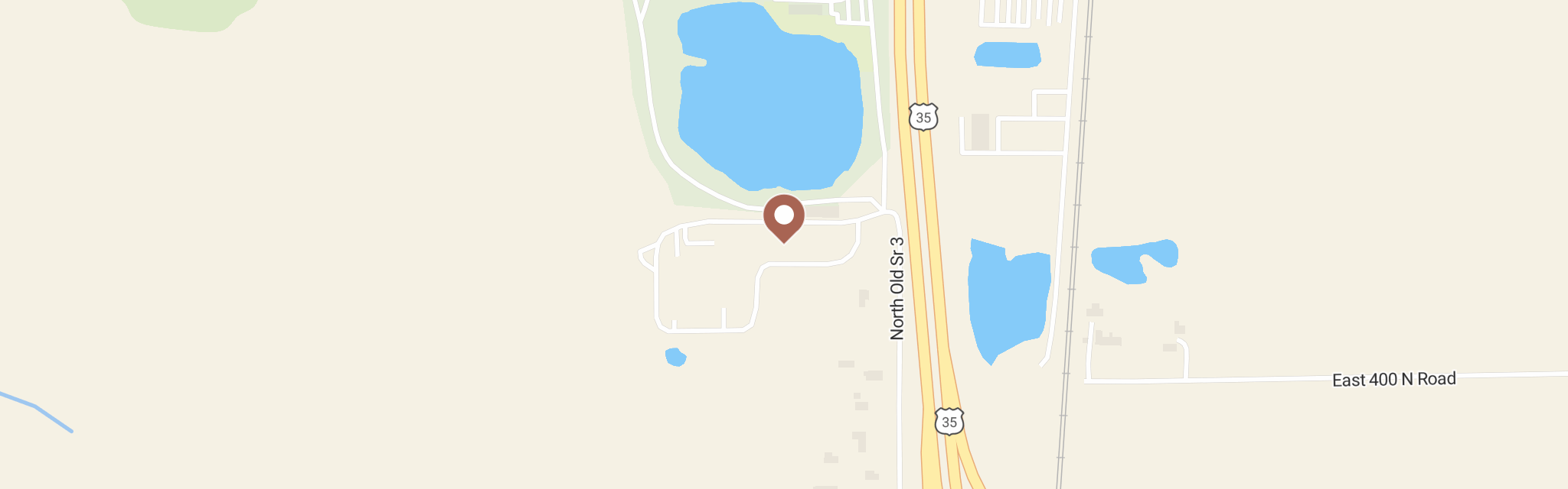 Map of Second Harvest Food Bank at 6621 N Old State Rd 3, Muncie, IN 47303