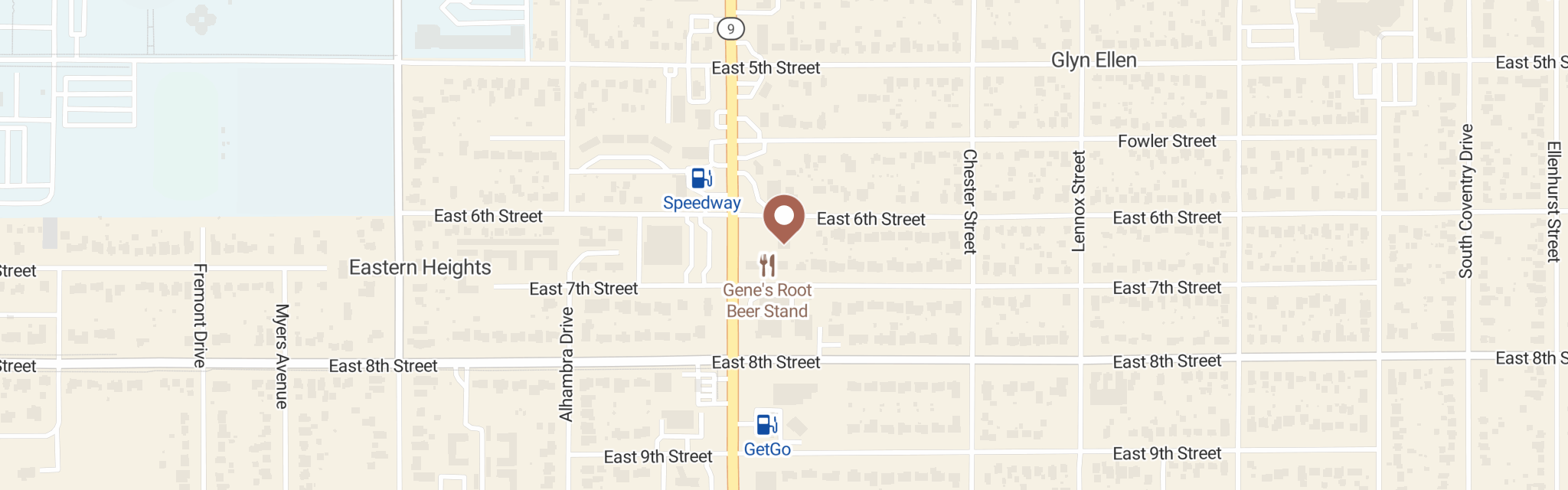 Map of Ernie'S Heart Pet Food Pantry at 610 S Scatterfield Rd, Anderson, IN 46012