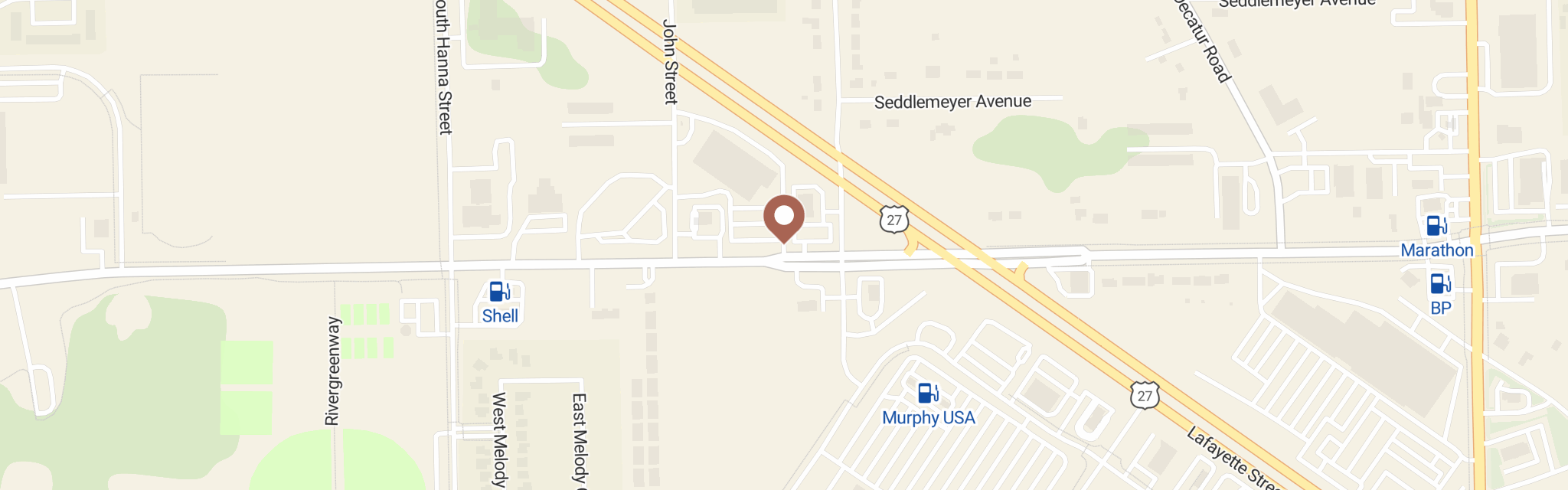 Map of Community Harvest Food Bank at 999 E Tillman Rd, Fort Wayne, IN 46816